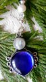 Keychain or Purse Charm, Rainbow Moonstone, Amethyst, Opalite Star & Heart, Purple Owl, FW Pearls, Crystal AB Beads, Handmade Gift